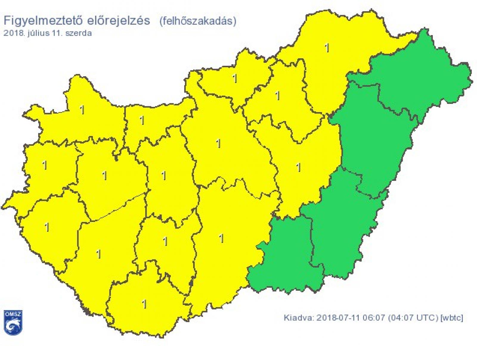 Forrás: OMSZ