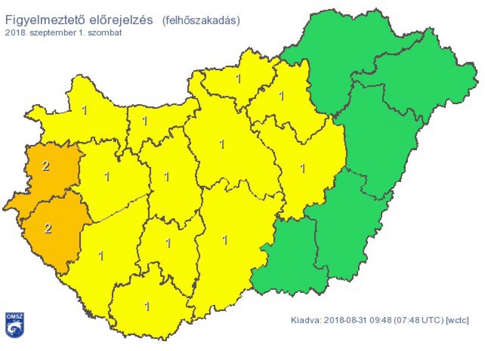 Forrás: OMSZ