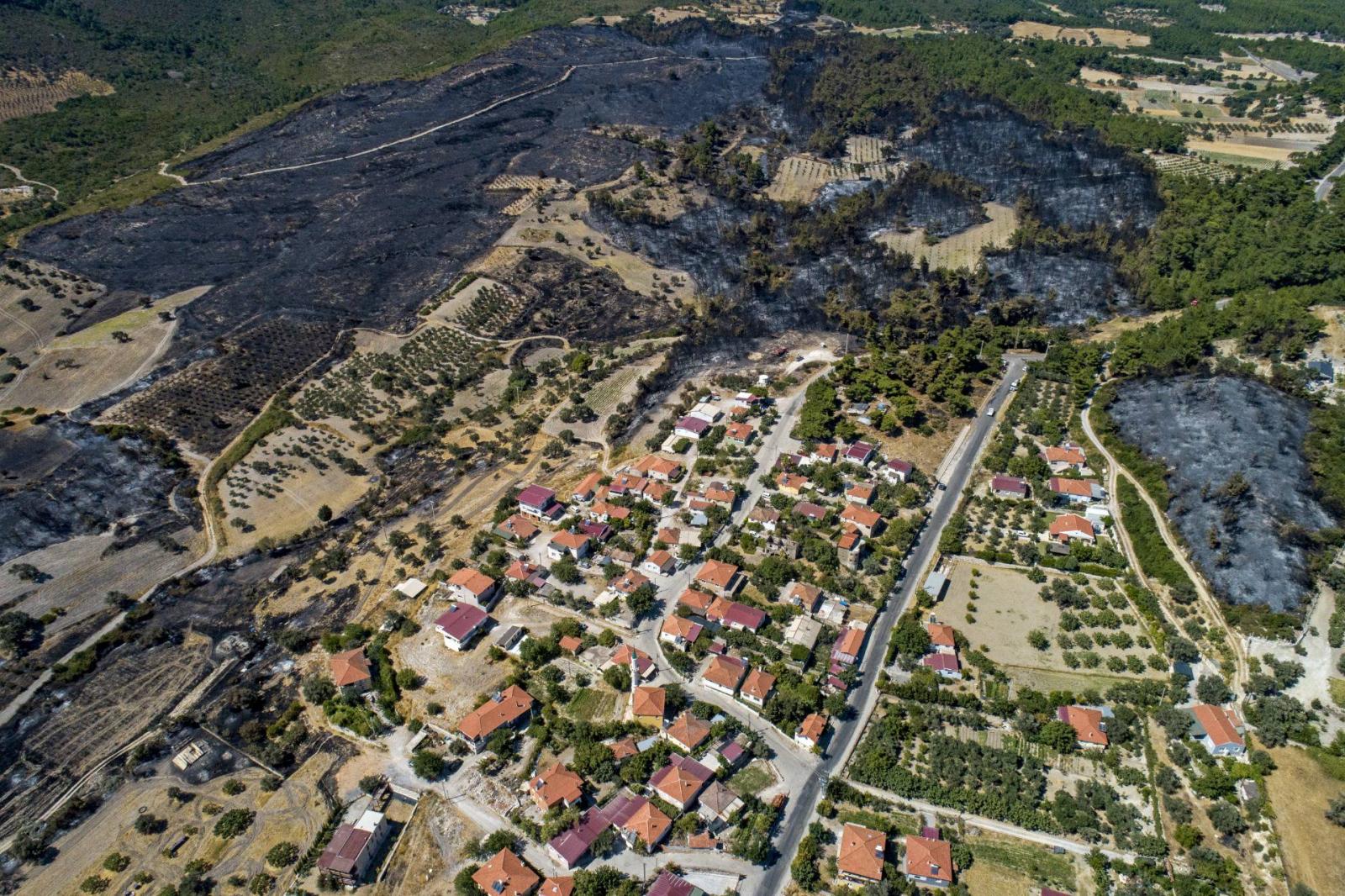 Turkey: Forest fire destroys over 1,200 acres of land