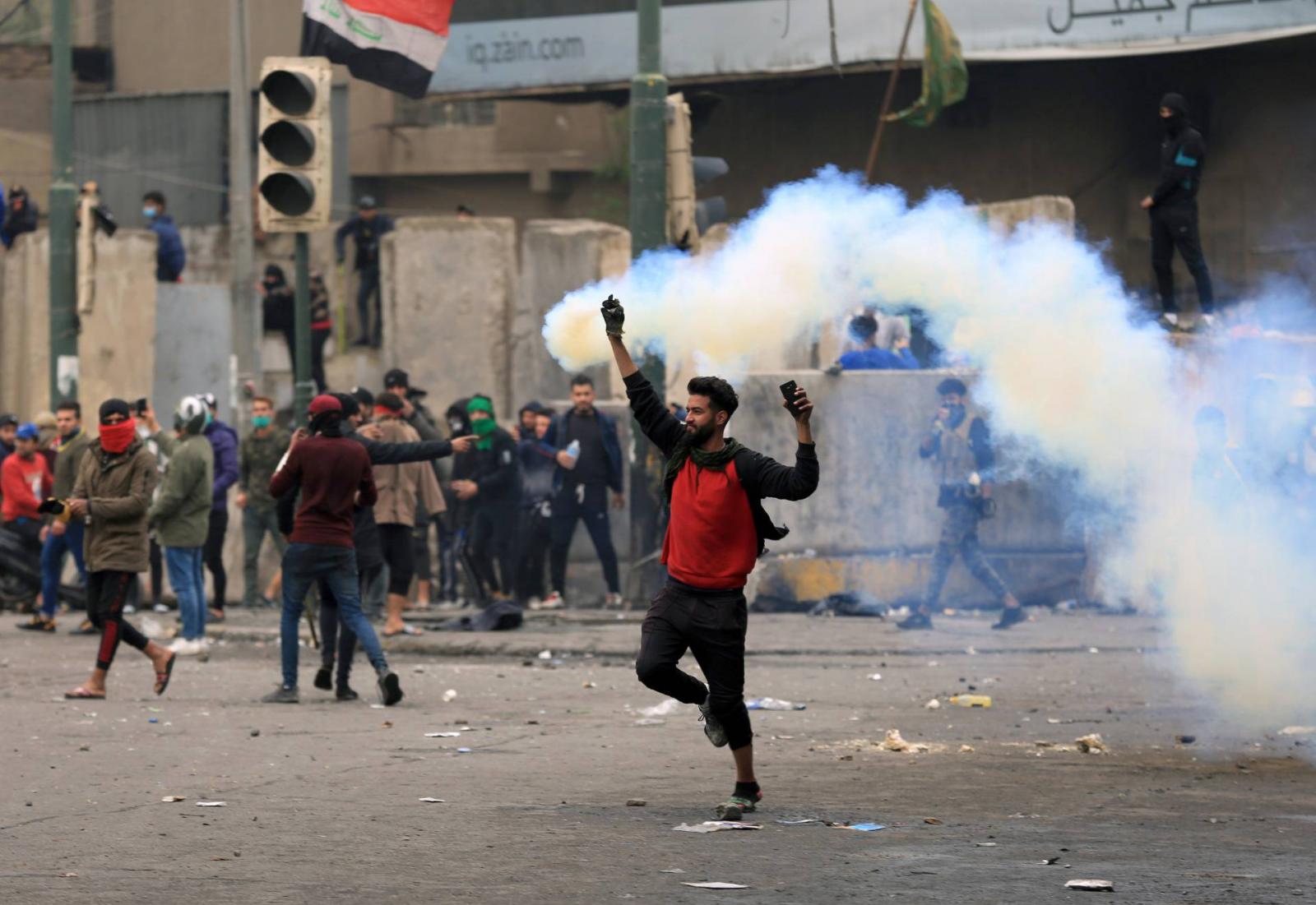 Anti-govt protests at Iraqi capital Baghdad