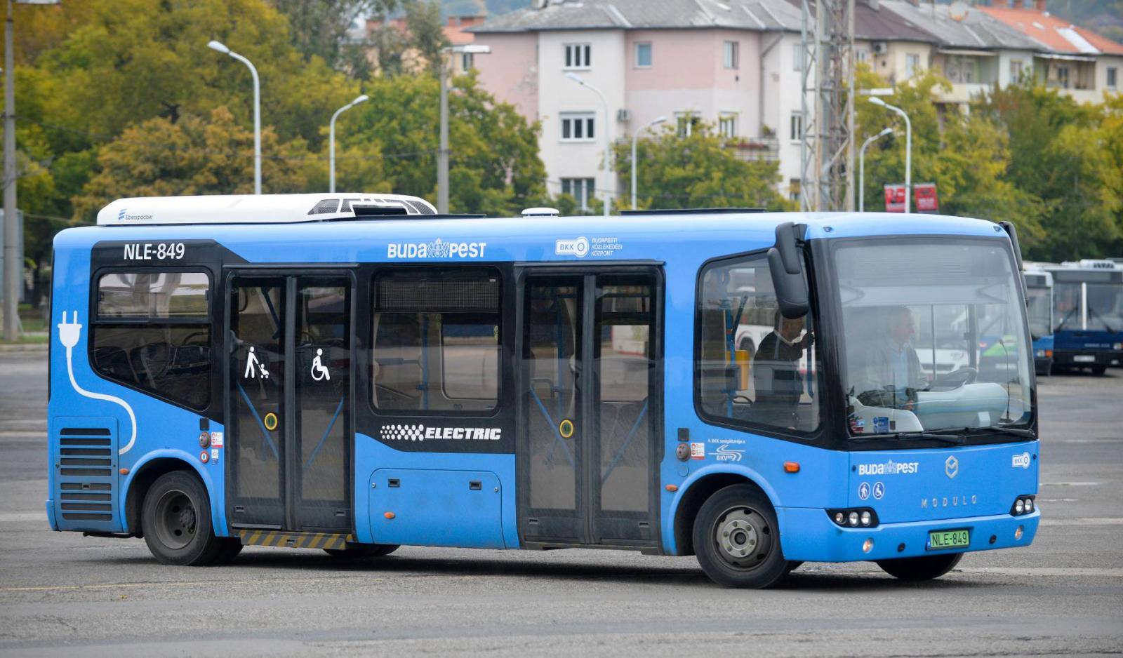 A fővárosban már jár elektromos busz