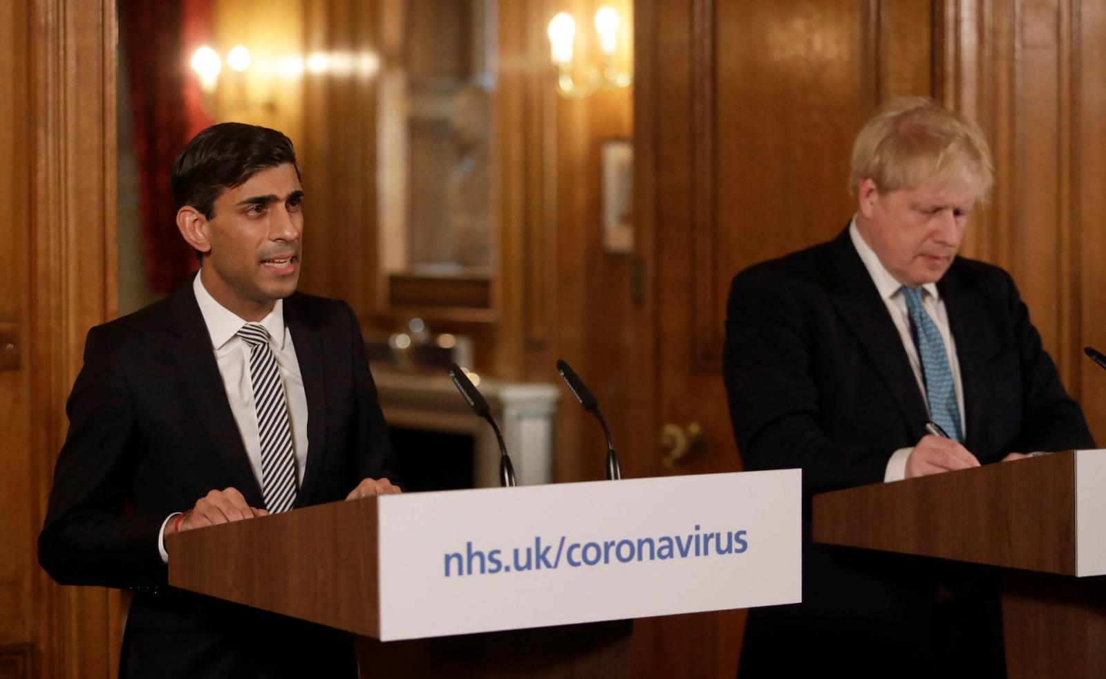 Rishi Sunak és Boris Johnson