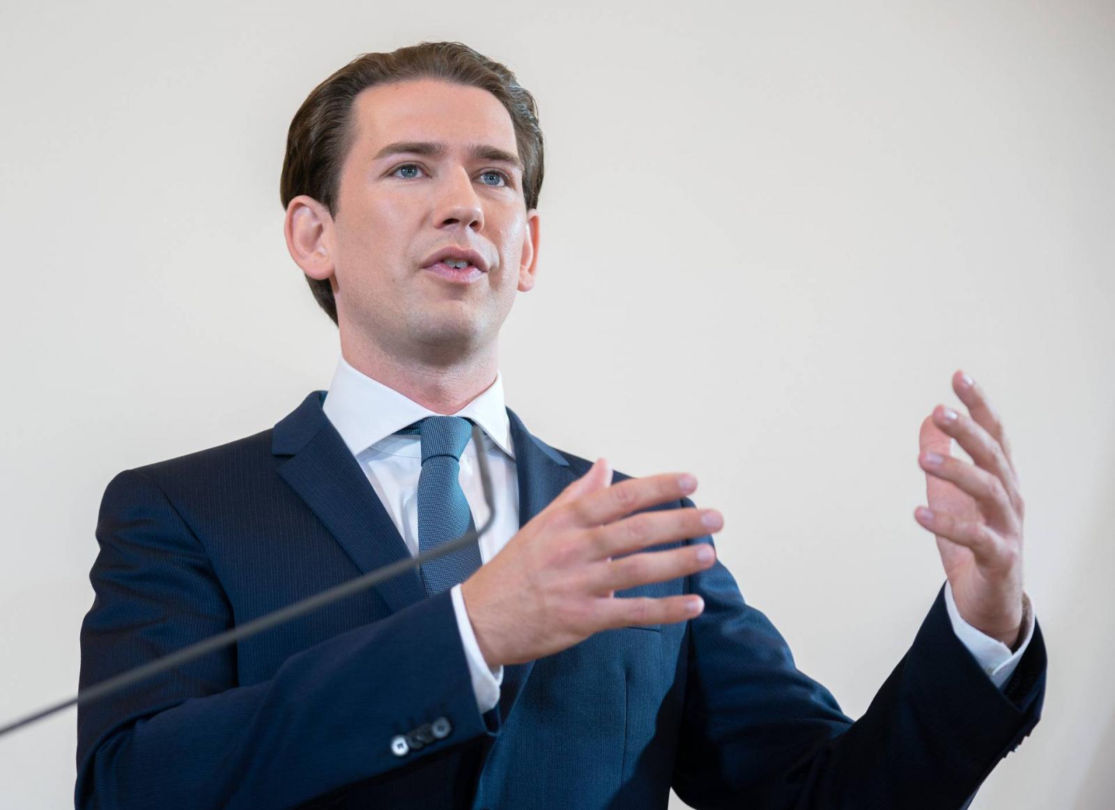 Sebastian Kurz osztrák kancellár