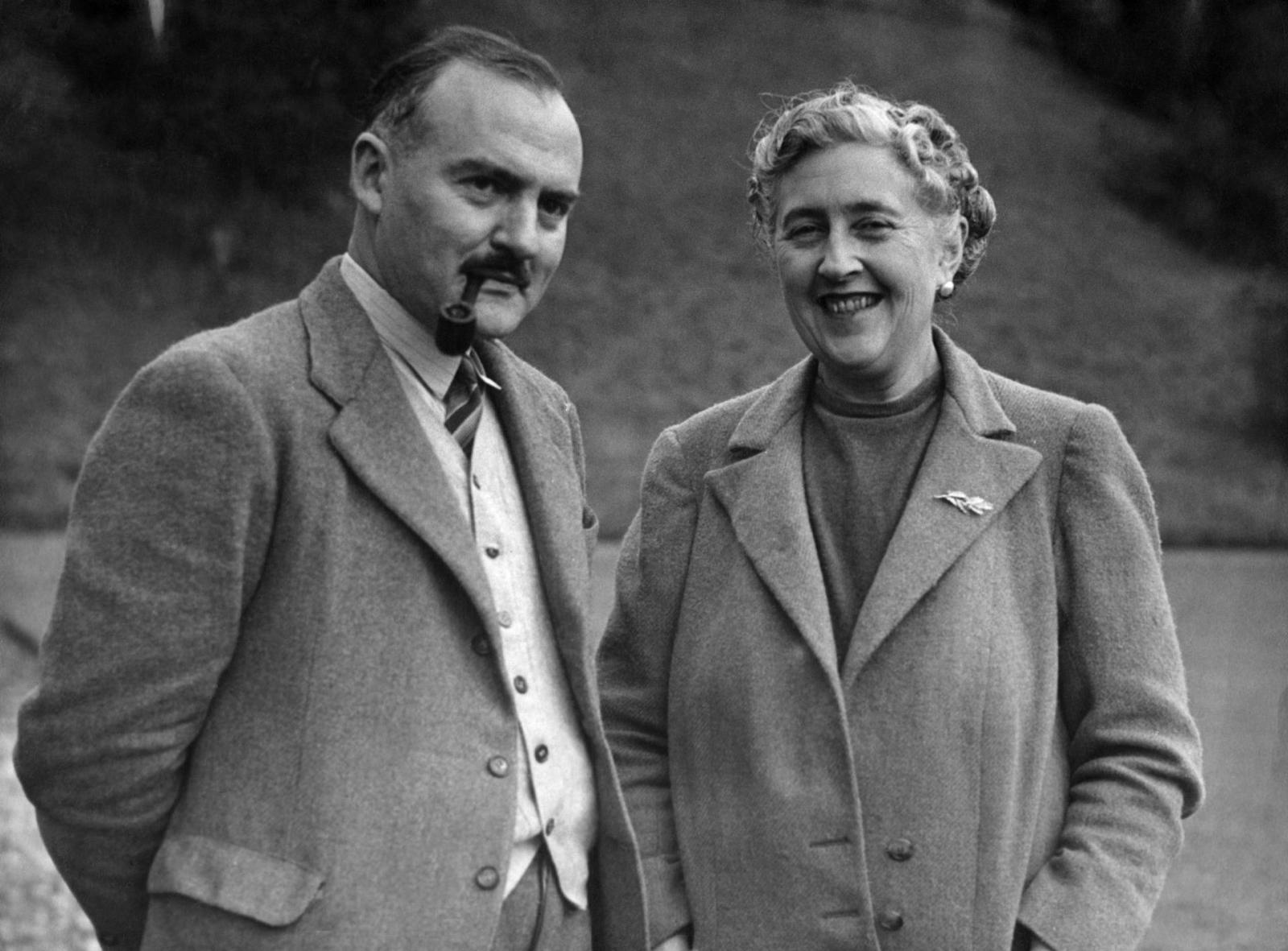 Agatha Christie és férje Max E. L. Mallowan