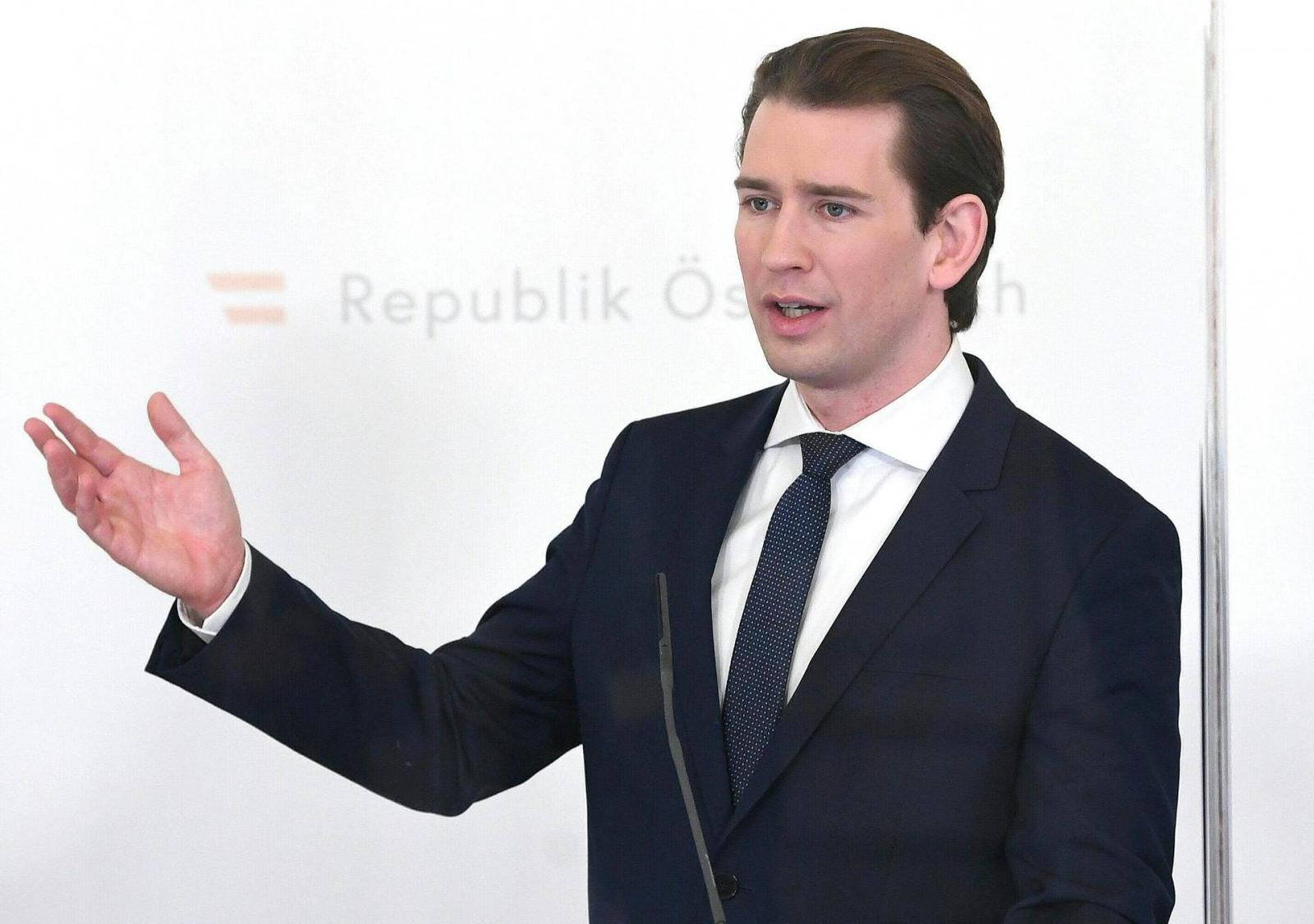 Sebastian Kurz osztrák kancellár