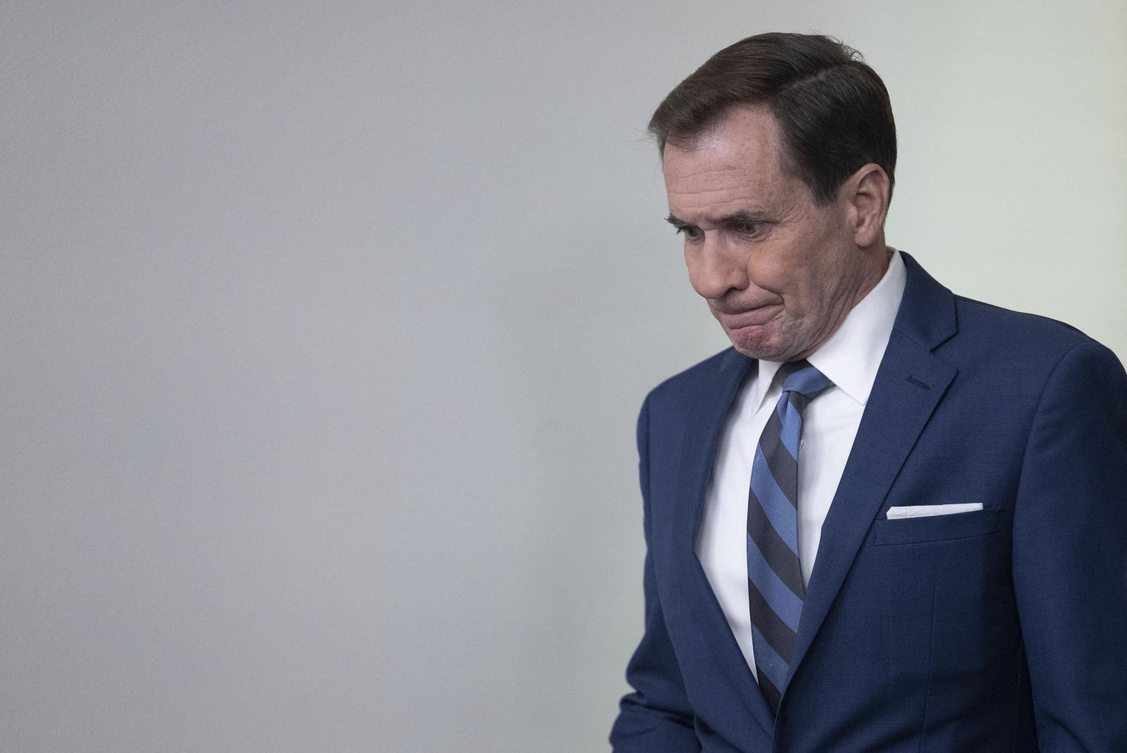 John Kirby, a Fehér Ház nemzetbiztonsági szóvivője