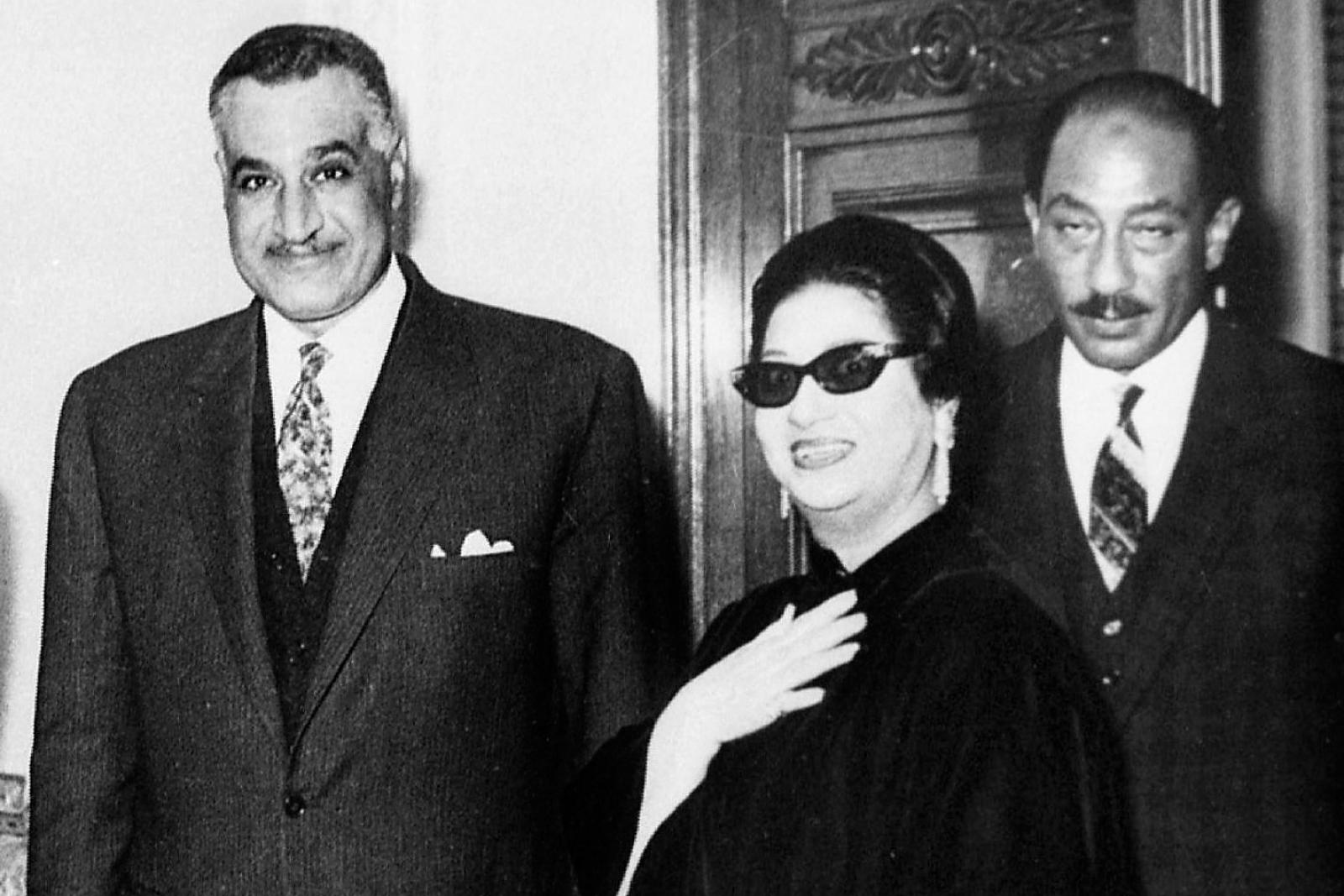 Nasser, Umm Kulthum és Sadat