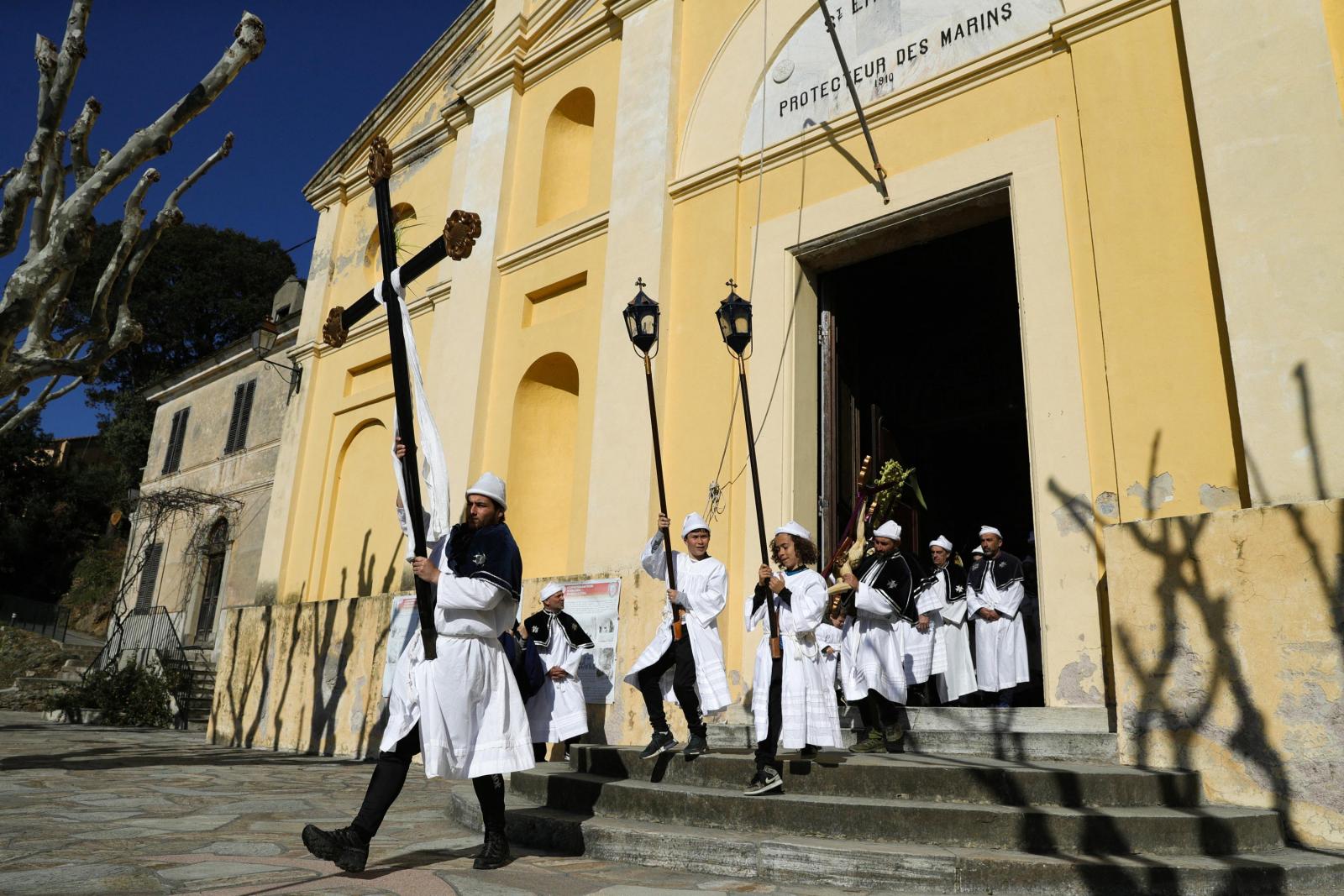 Jézus szenvedései előadás mexikói San Pedro Tlaquepaque-ban