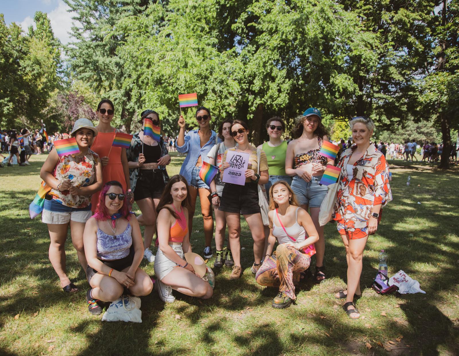 Lazy Women a Budapest Pride-on 