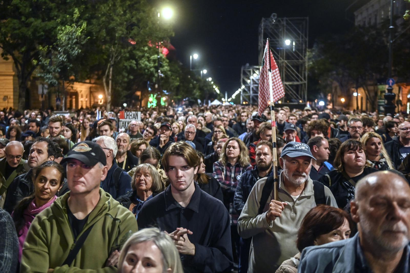 Egyszerre volt vidám, dühös, és elkeseredett a tiltakozók menete