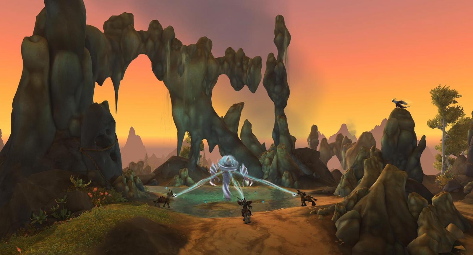 Jelenet a World of Warcraft - Dragonflight című videójátékból 