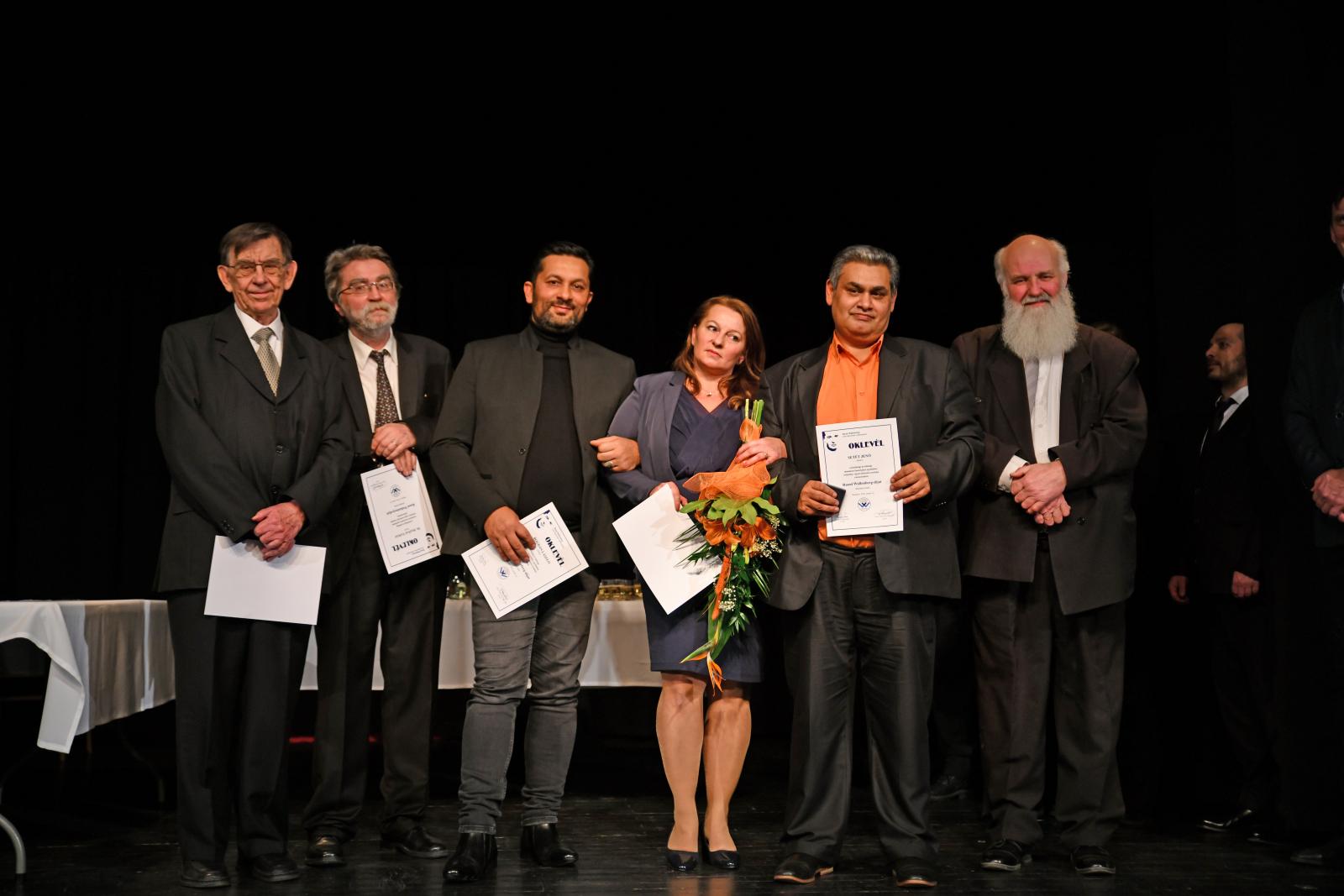 2020.01.16. Raoul Wallenberg-díjátadó. Szigeti Jenő, Majsai Tamás, Bogdán László, Kaczvinszky Barbara, Setét Jenő, Iványi Gábor