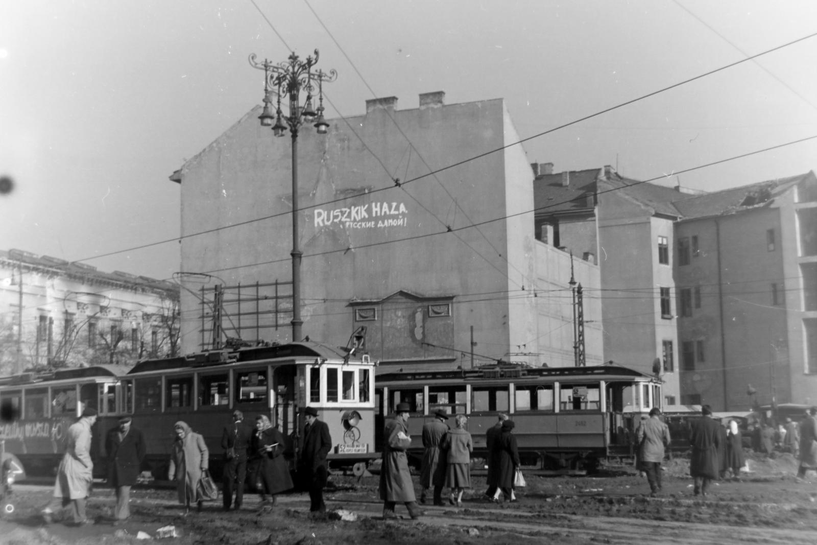 A budapesti Kálvin tér 1956-ban 