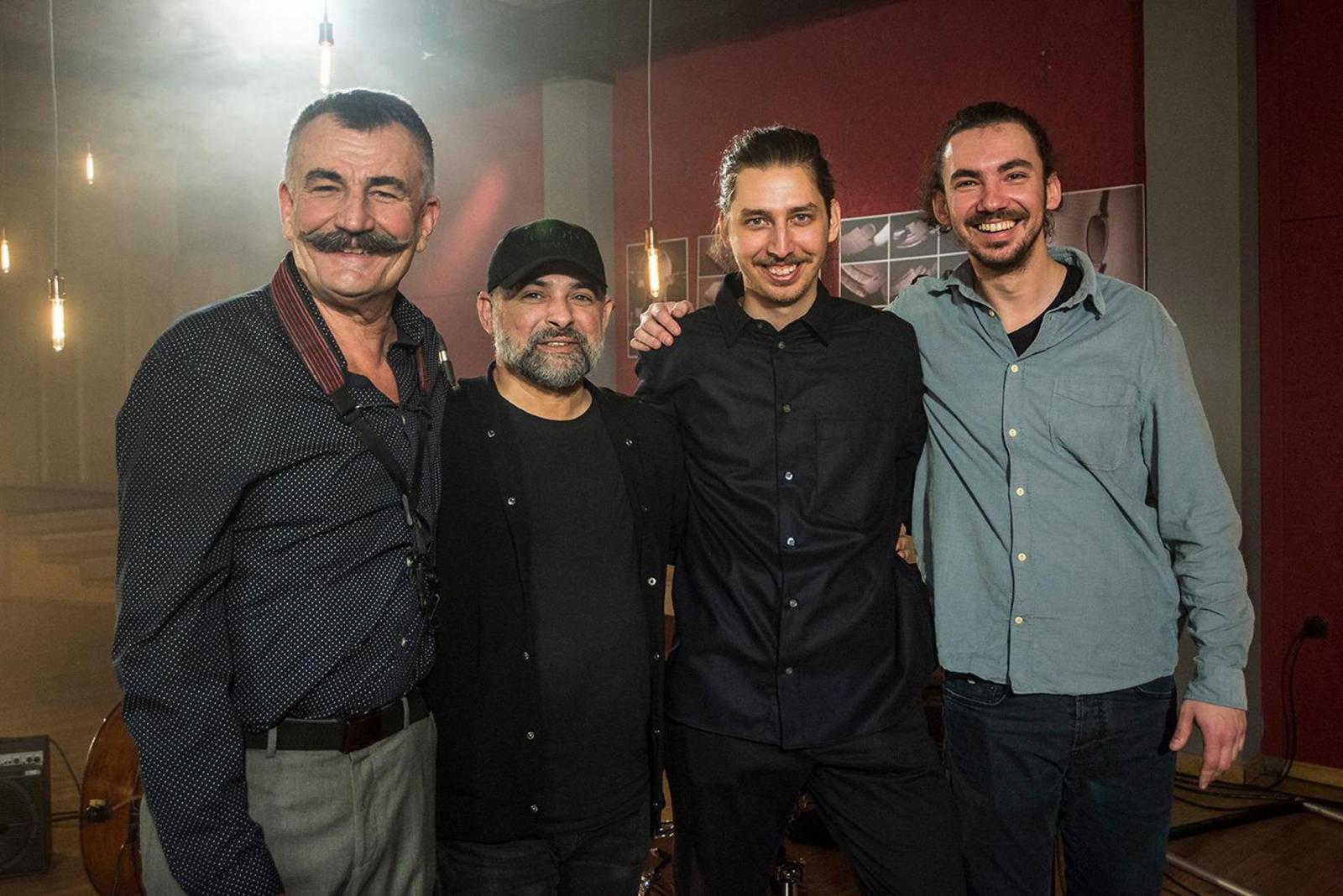 A Dresch Quartet július 30-án játszik a Vylyan Teraszon (Dresch Mihály, Lukács Miklós, Gyányi Marcell, Csízi László)