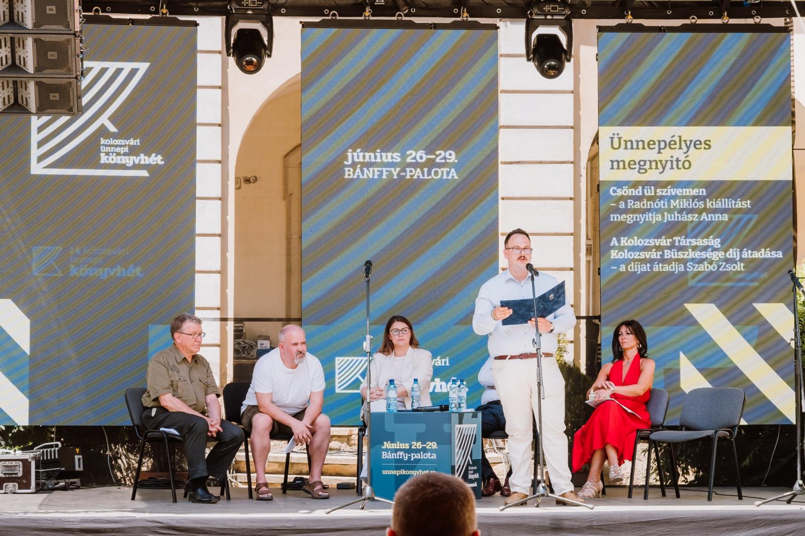 A XIV. Kolozsvári Ünnepi Könyvhét megnyitója