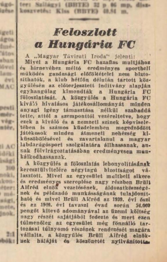 A Népszava az 1940. július 9-i számában számolt be a borzalomról