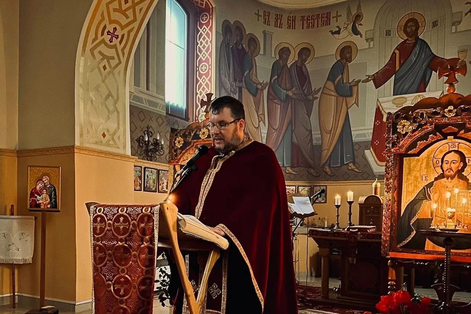 Szkoropádszky Péter plébános szentmisét tart április 13-án