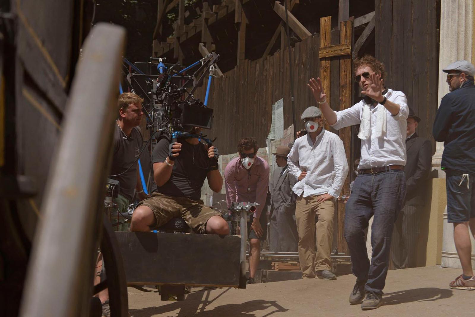 Az Árva című film forgatásán