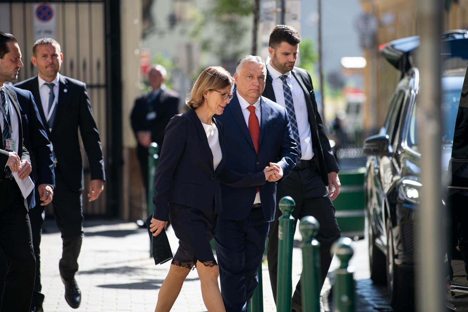 Lévai Anikó és Orbán Viktor