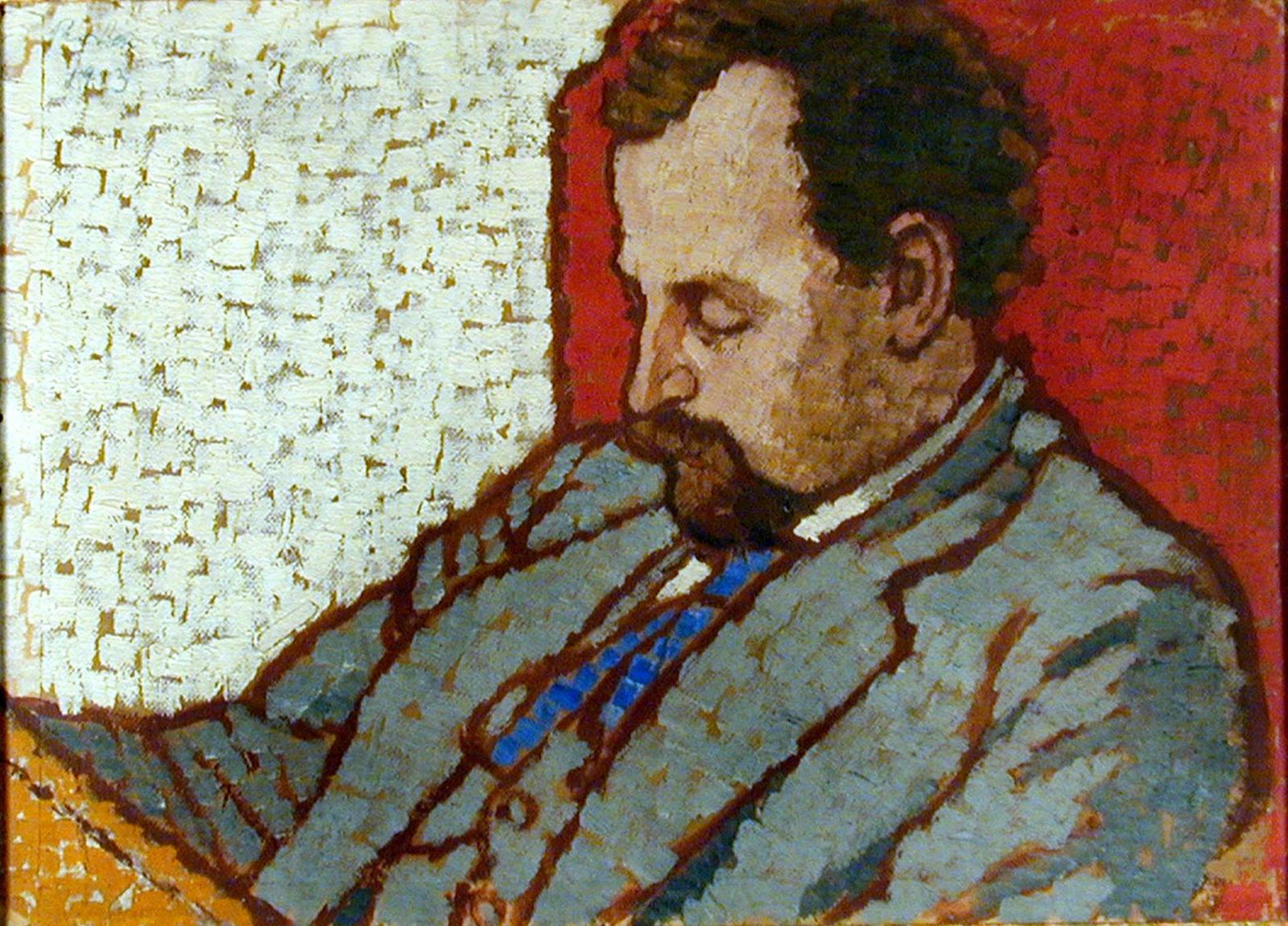 Rippl-Rónai József Medgyessy olvas című festménye