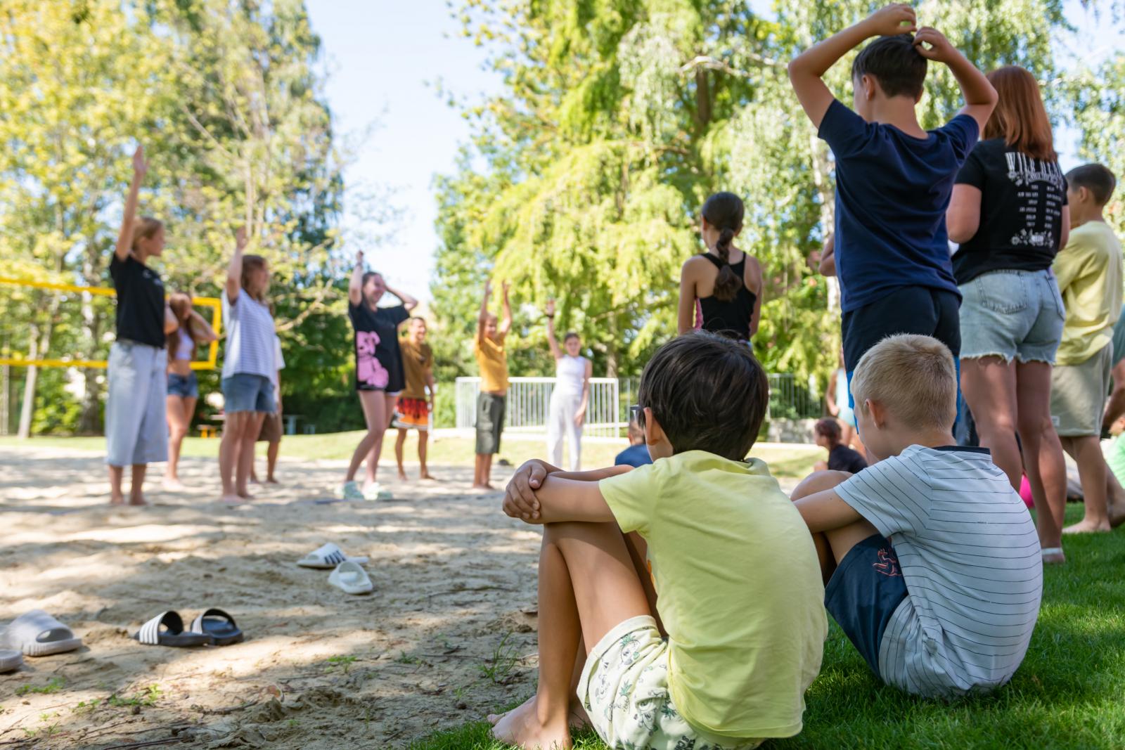 Ukrán gyerektábor 2025 augusztusában Szántódon