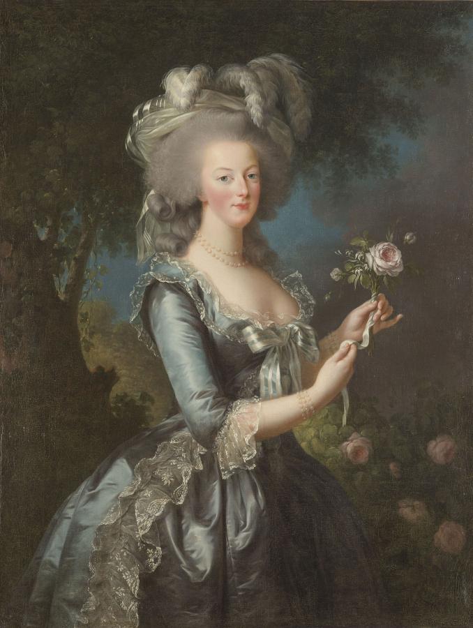 Élisabeth-Louise Vigée Le Brun: Marie Antoinette rózsás portréja (1783)