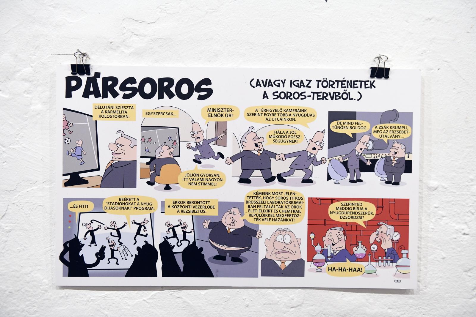 Weisz Béla karikatúrája