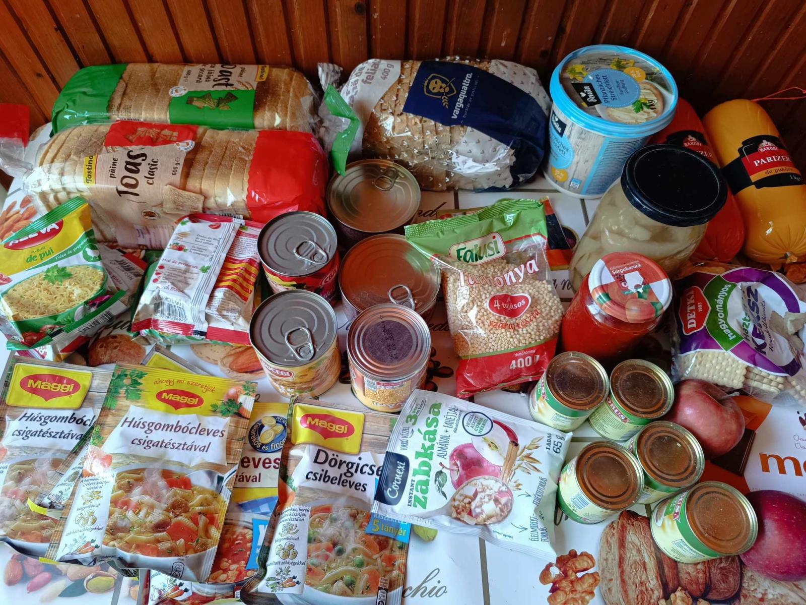 A Mátészalkaleaks élelmiszeradománya