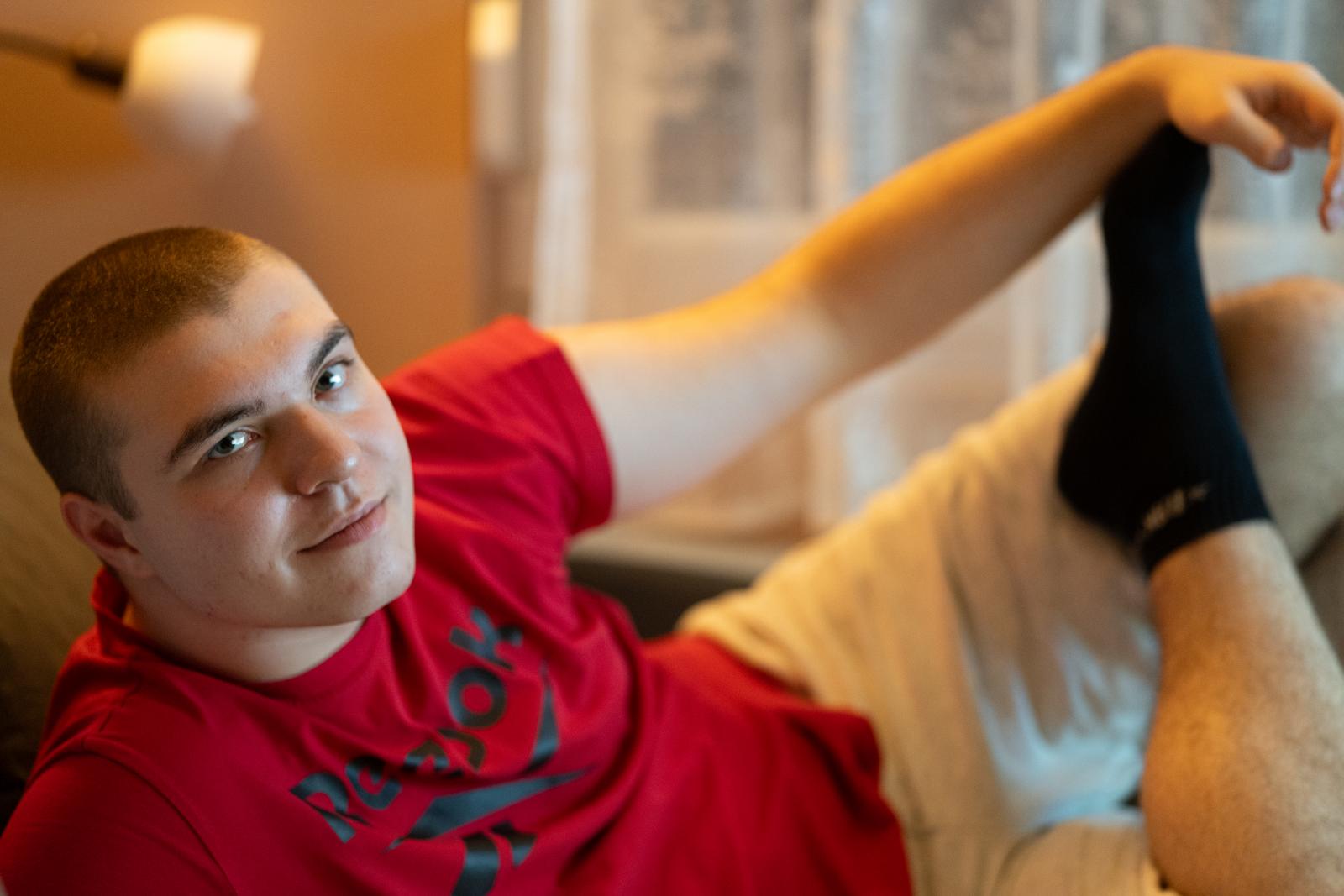 Kovács Lacika szigetvári otthonában