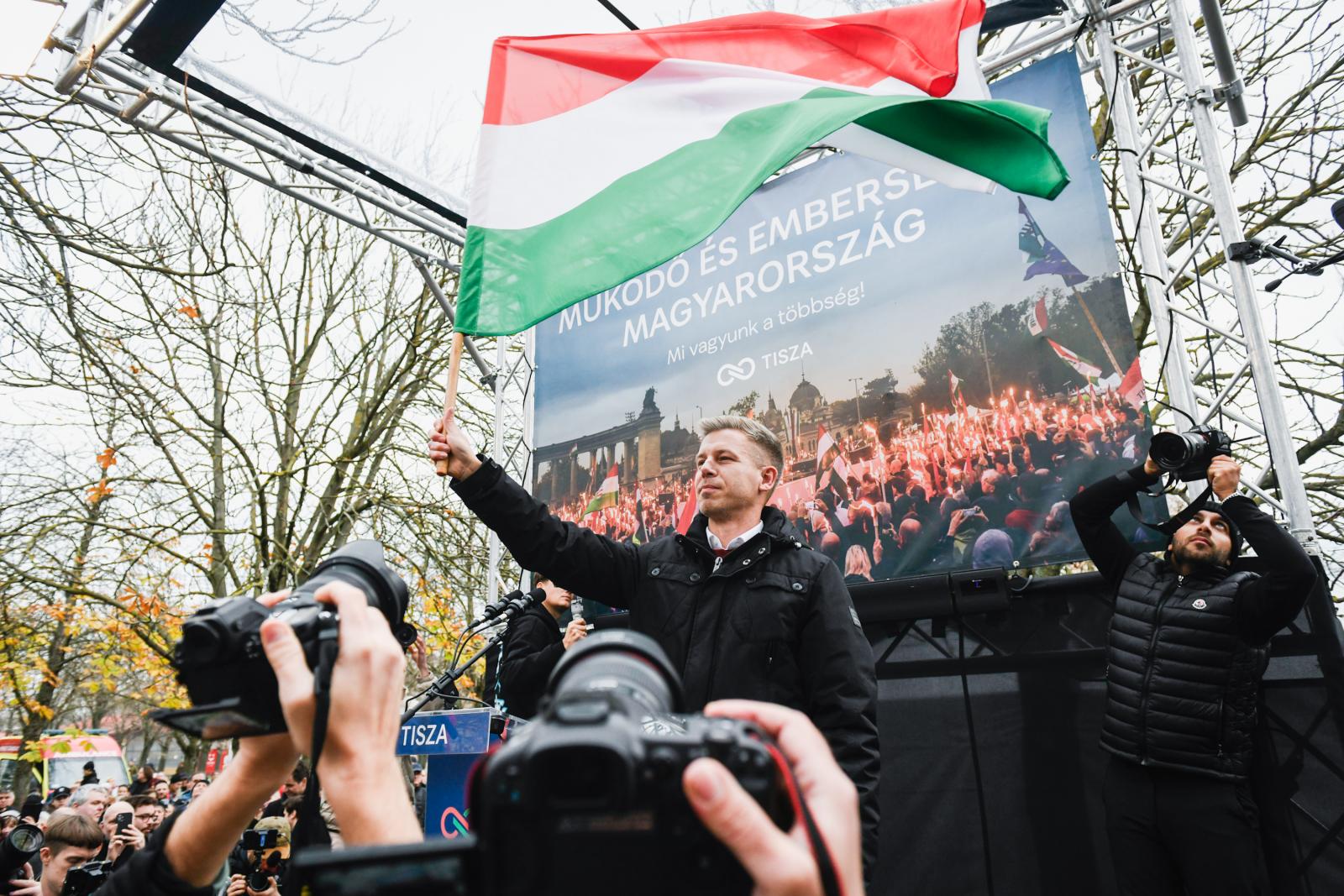 A Tisza Párt gyűlése Kecskeméten december 6-án 