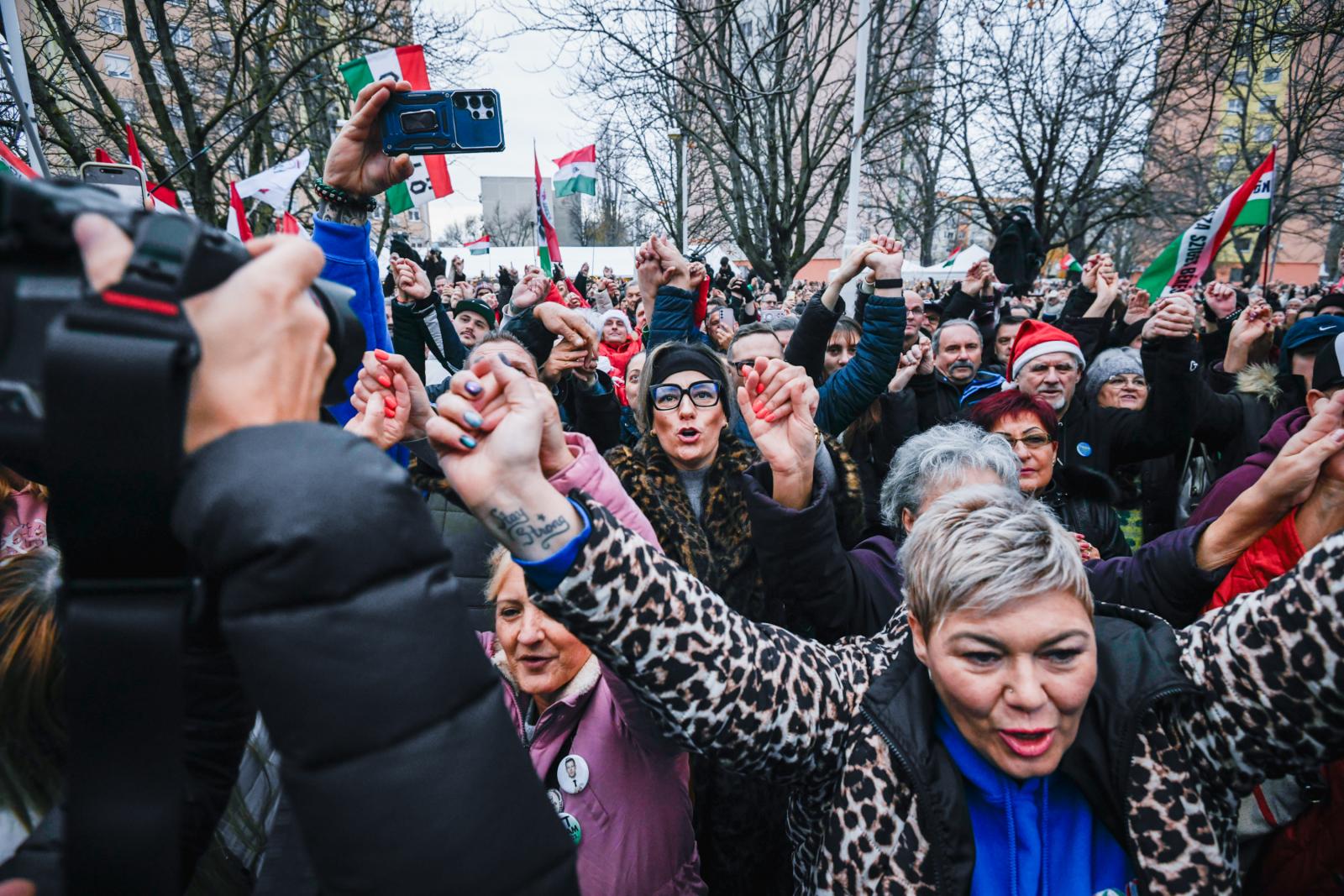 A Tisza Párt gyűlése Kecskeméten december 6-án 