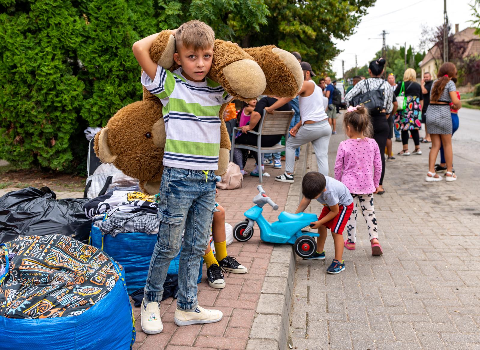 Kocsról tavaly nyáron kilakoltatott ukrajnai menekültek