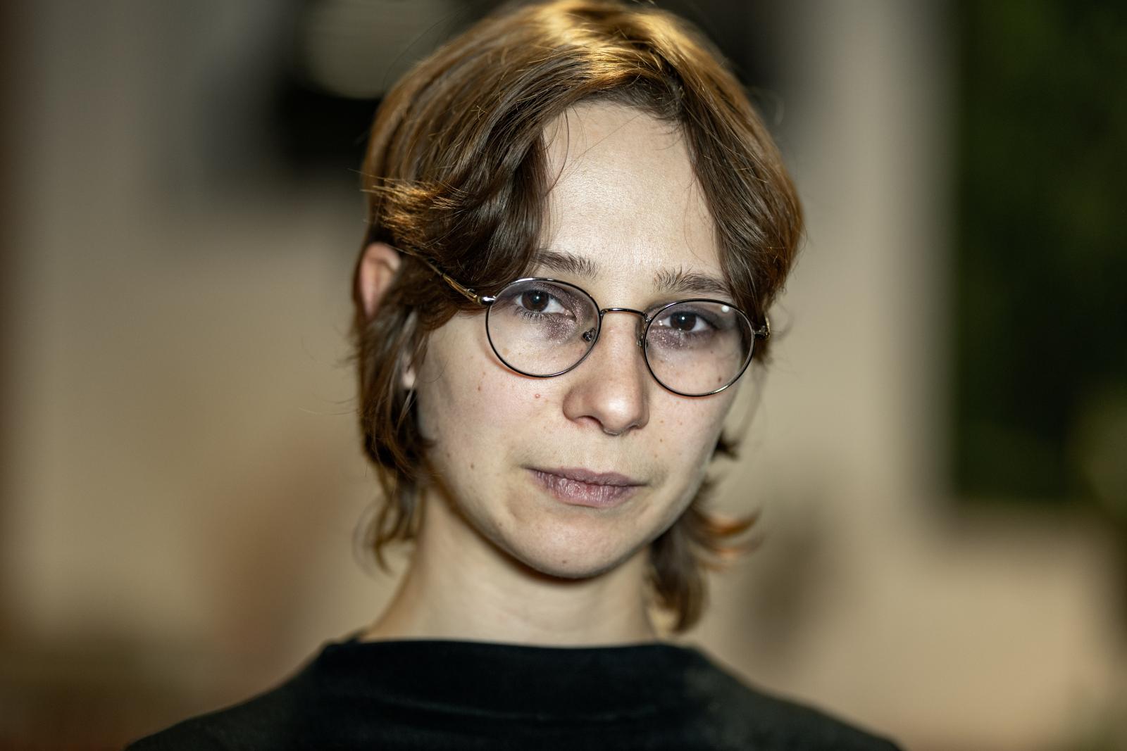 Ivanna Kozachenko kurátor, a Solomiya magazin szerkesztője