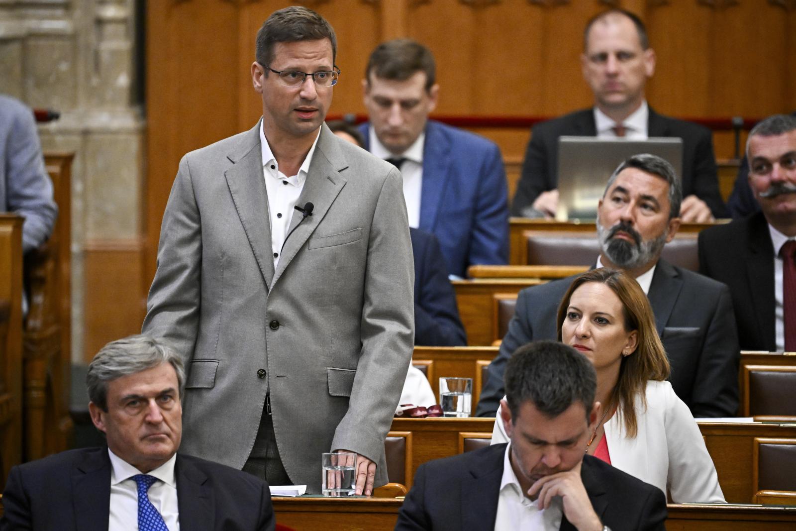 Gulyás Gergely az Országgyűlés rendkívüli ülésén június 29-én 