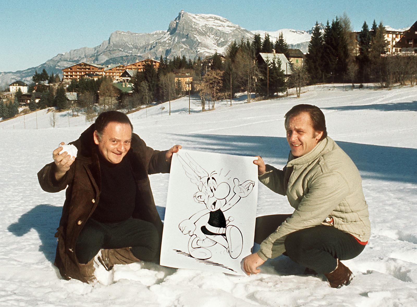 René Goscinny és Albert Uderzo - 1959-ben közösen alkották meg Astérix figuráját