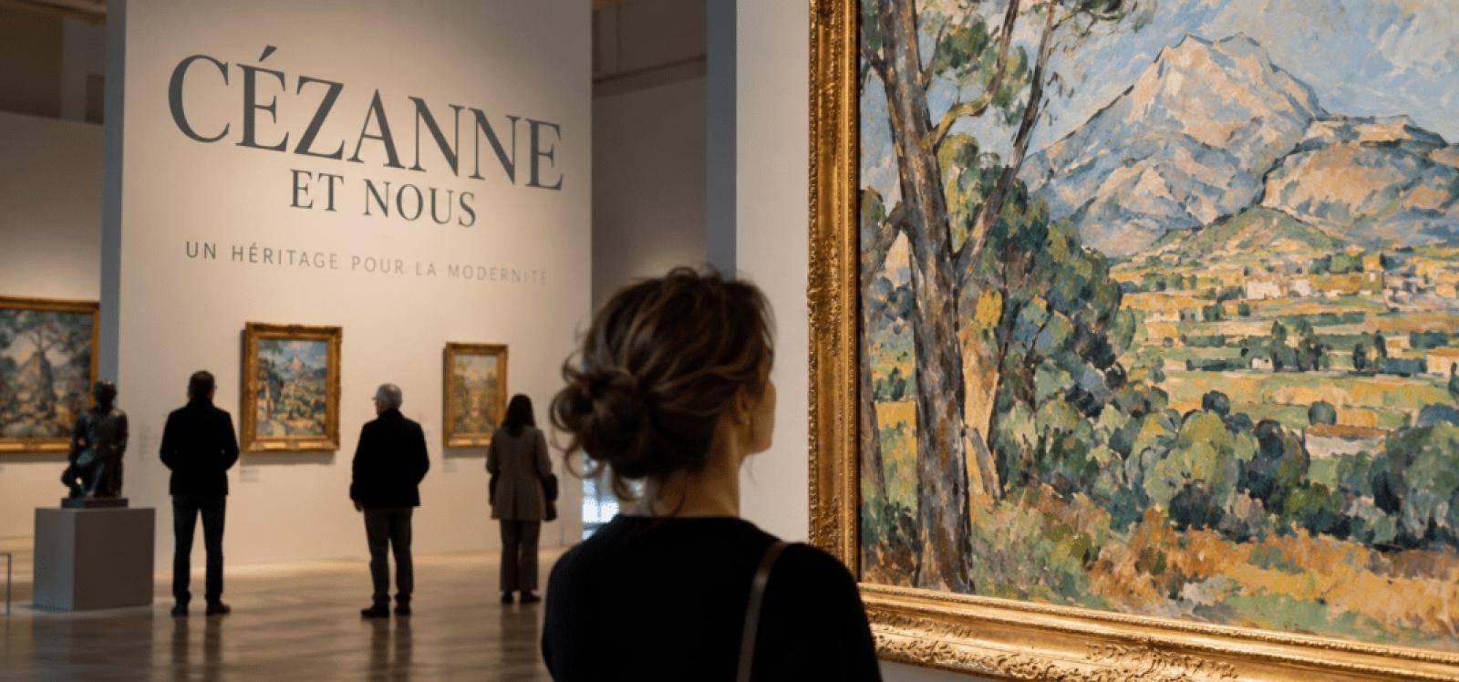 A kiállítás nem klasszikus értelemben vett Cézanne-retrospektív, inkább egy művészettörténeti családfa.