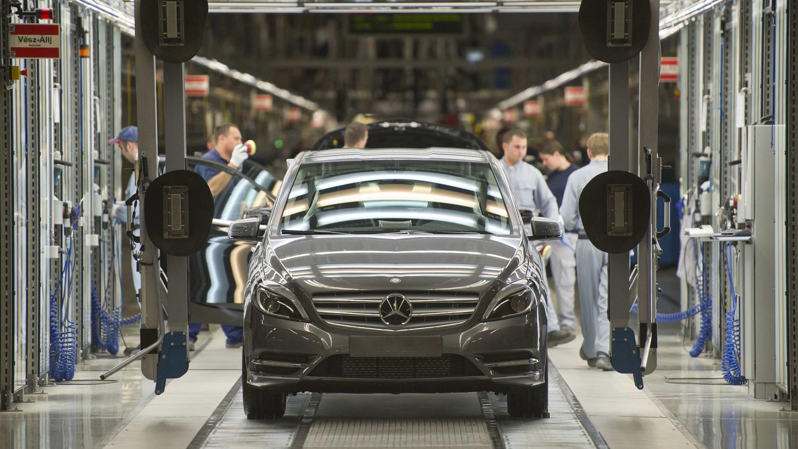 A hazai autógyártás az export húzóereje FOTÓ: NÉPSZAVA