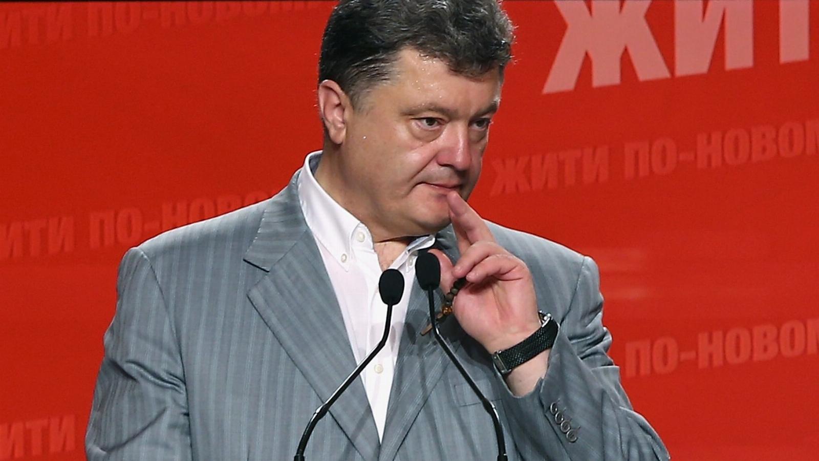 Petro Porosenko ukrán elnök/Getty Images