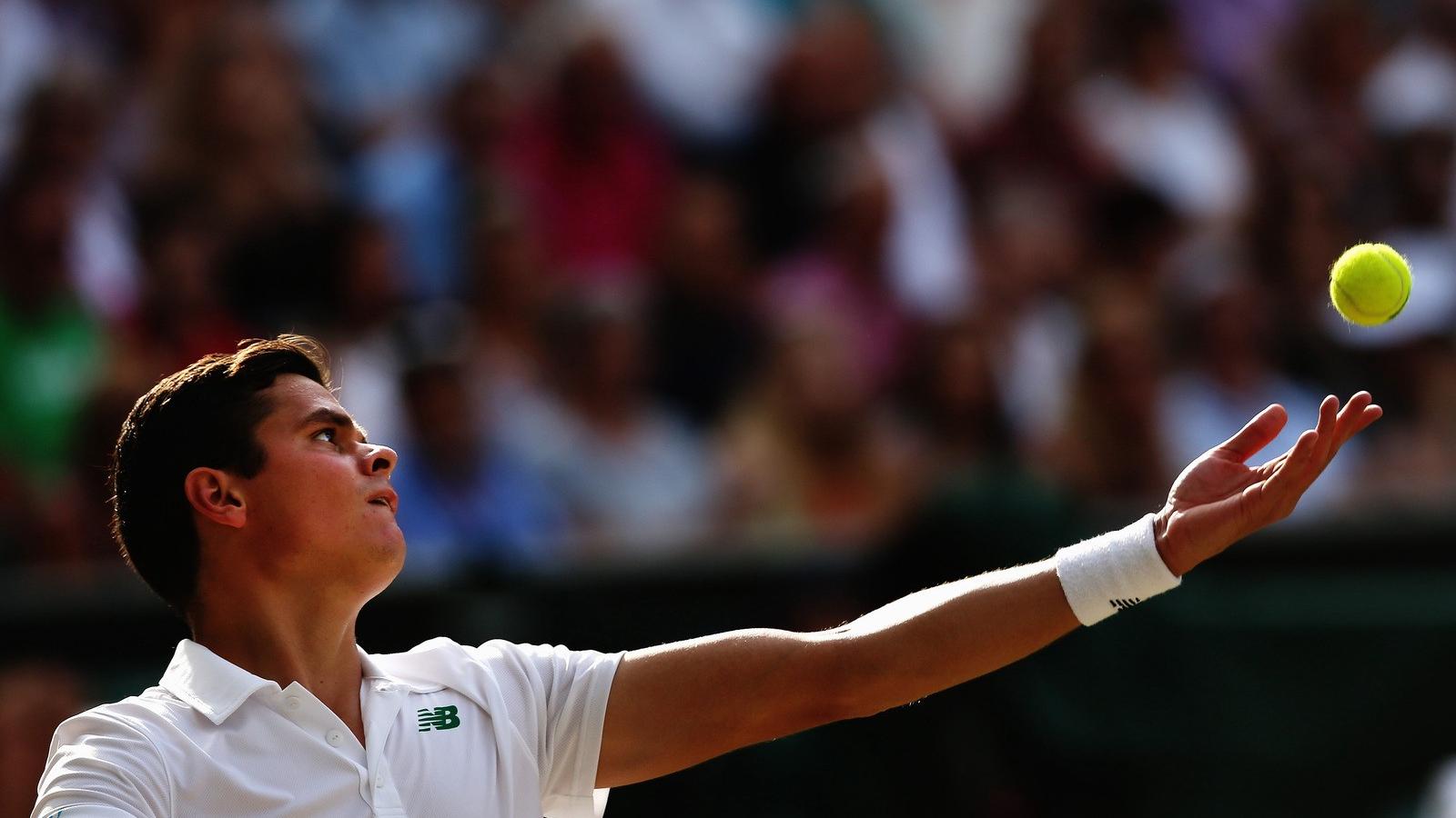 Raonic novemberben Budapestre jön. Fotó: Matthew Stockman/Getty Images