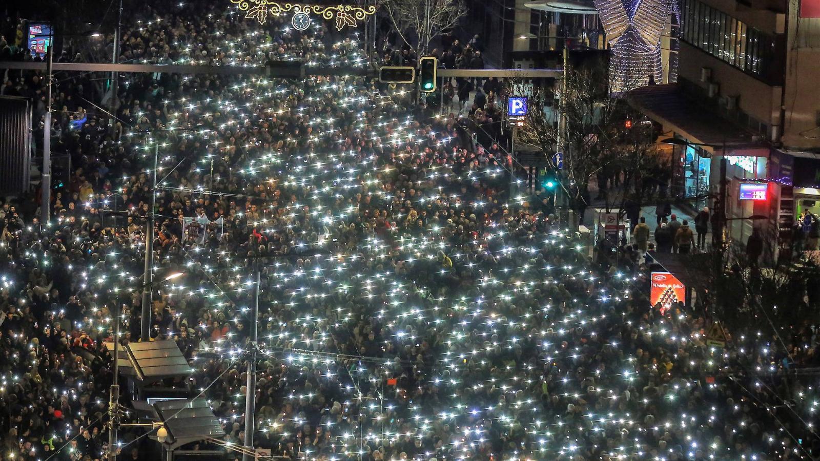 Már több mint két hónapja minden hétvégén demonstrálnak Szerbiában