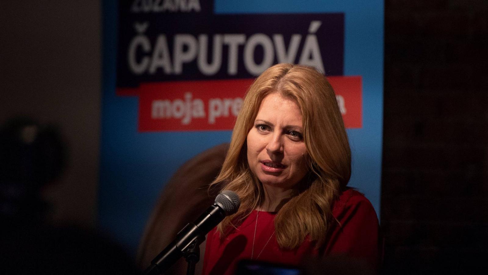 Zuzana Caputová fölényesen nyerte a szlovák államfőválasztás első körét