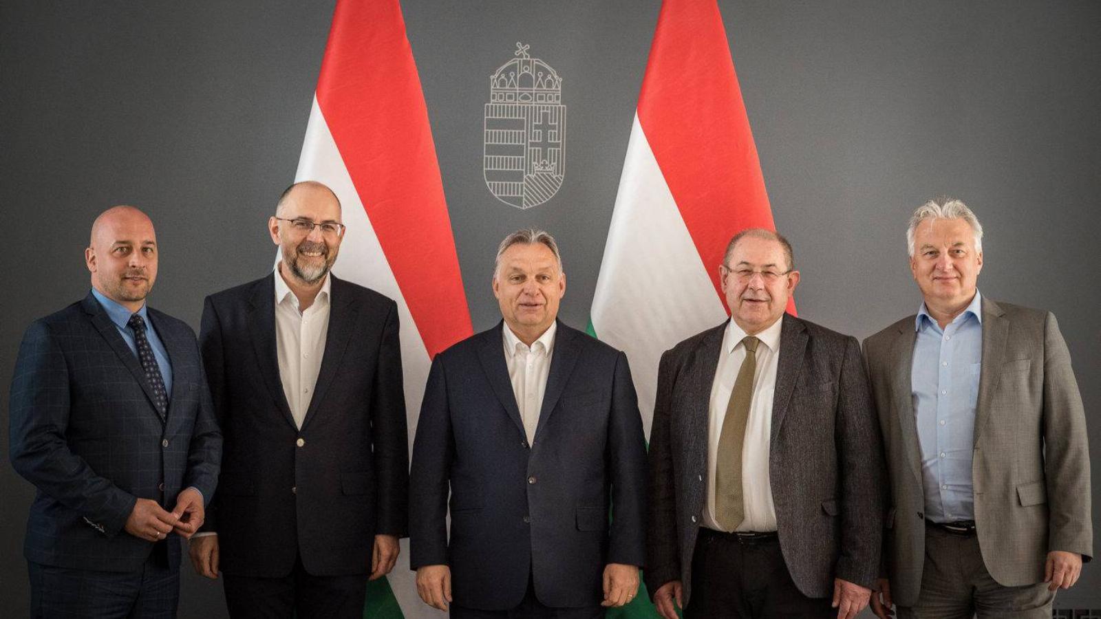 Menyhárt József; Pásztor István; Kelemen Hunor; Orbán Viktor; Semjén Zsolt