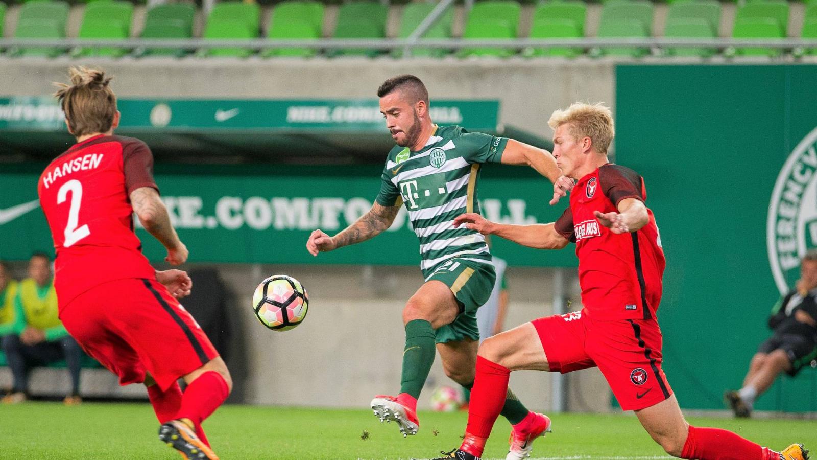 A Midtjylland 2017-ben 4-2-re gyozött Budapesten, s 7-3-as összesítéssel jutott tovább