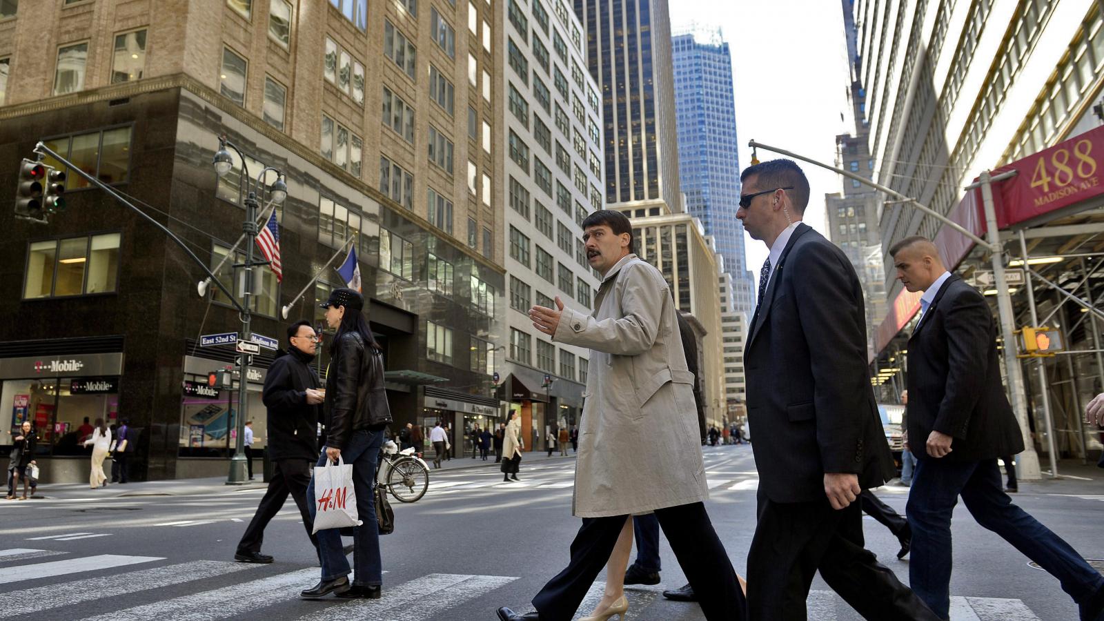 Áder Jánost New York-ban kísérik testőrei