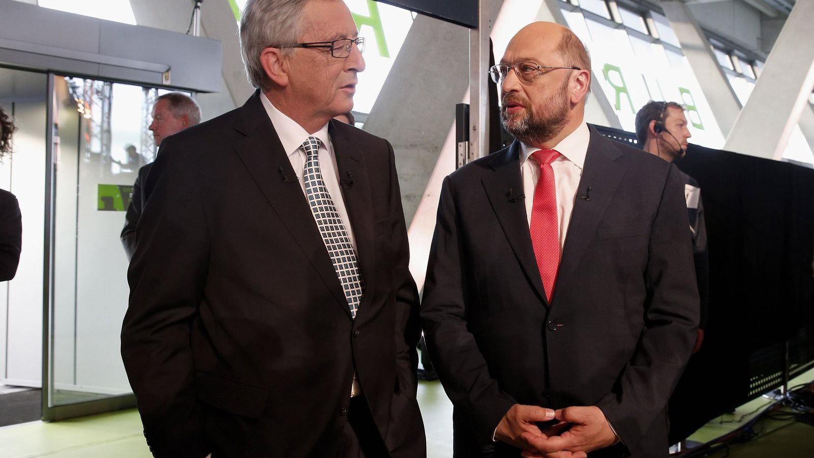 Jean-Claude Juncker és Martin Schulz. Fotó: Getty Images Joern Pollex