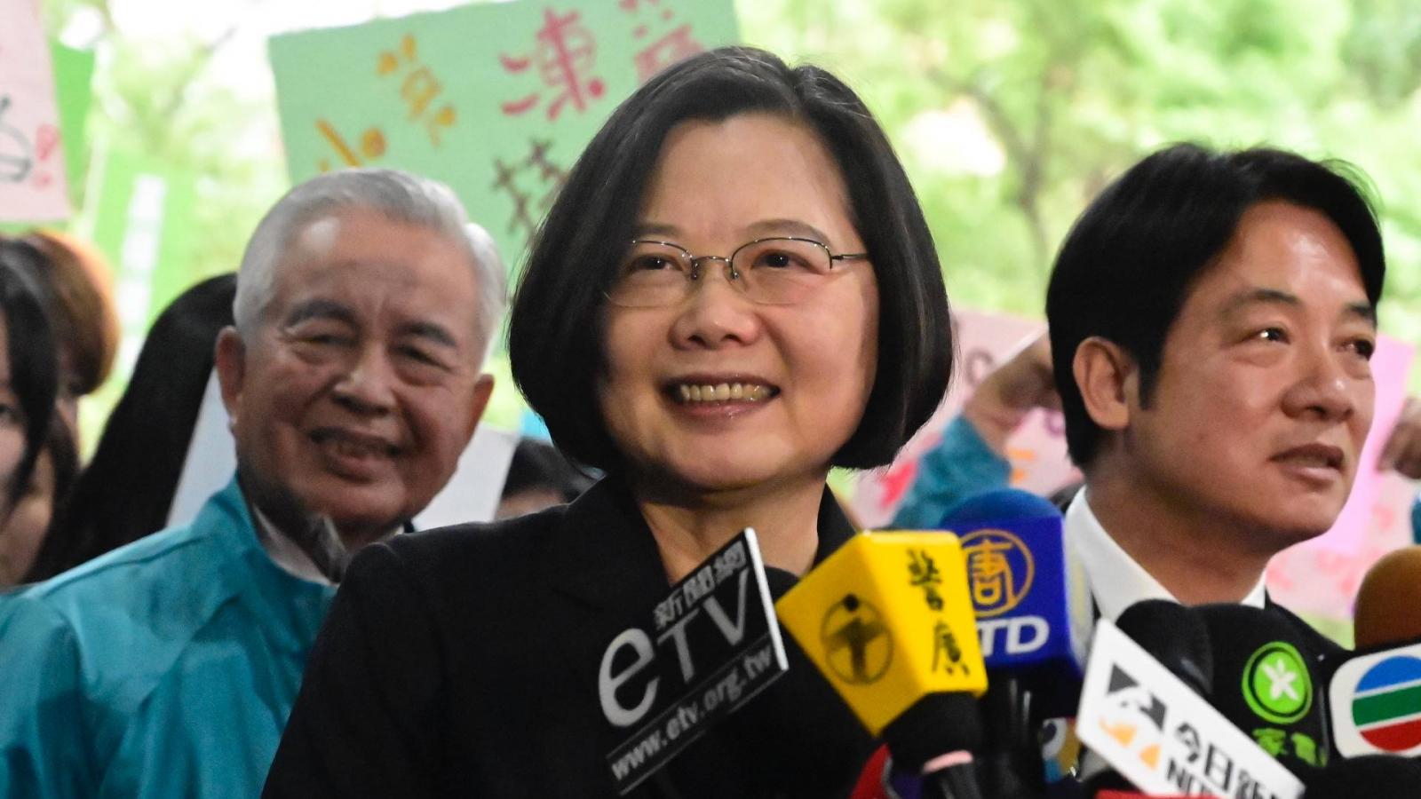 Tsai Ing-wen elnök, miután a januári elnökválasztáson nyilvántartásba vették