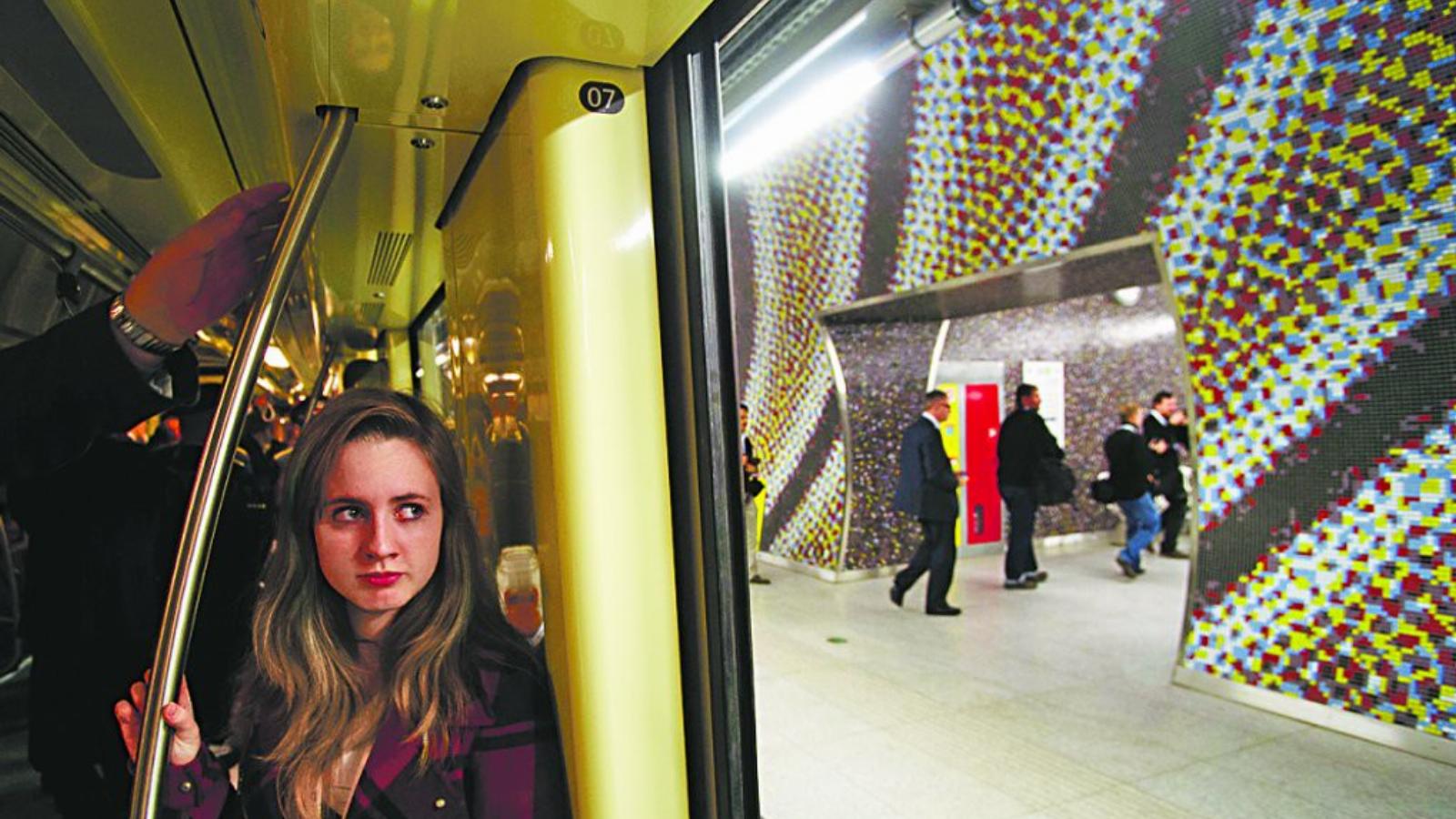 A metró Gellért téri megállója FOTÓ: NÉPSZAVA