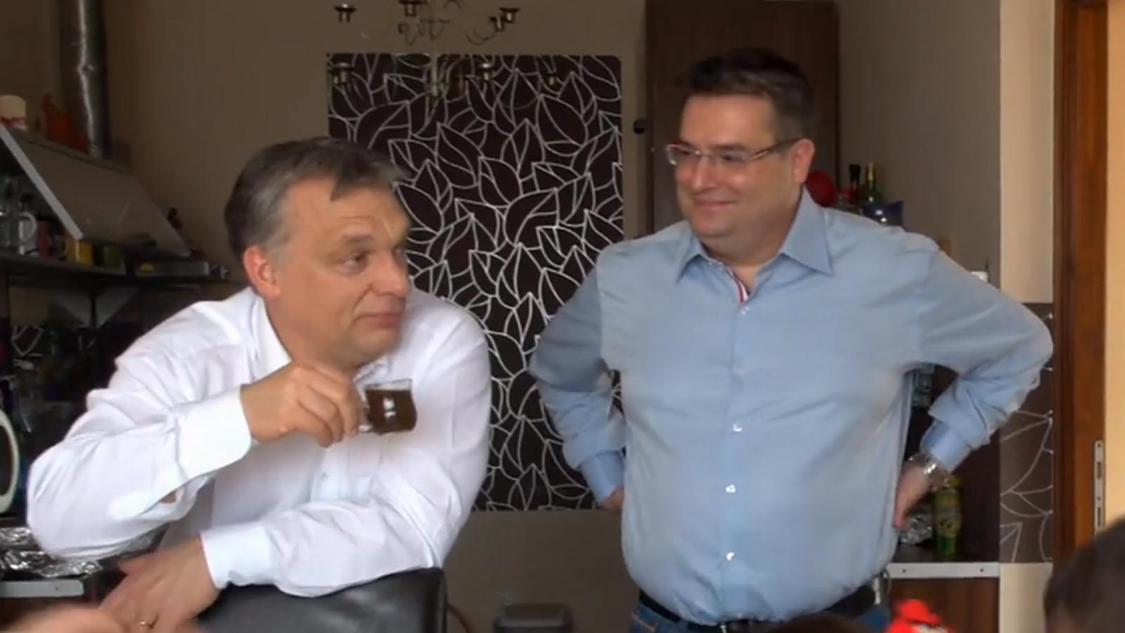 Orbán Viktor látogatóban Bocskai Péter családjánál