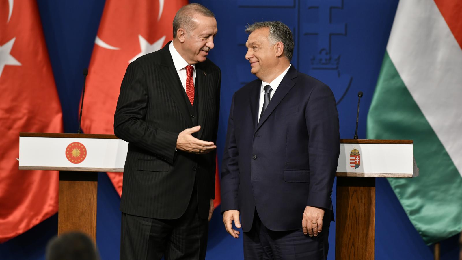 Recep Tayyip Erdogan és Orbán Viktor