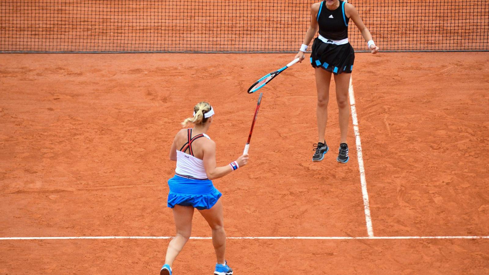 Babos Tímea és Kristina Mladenovic a 2019-es Roland Garroson